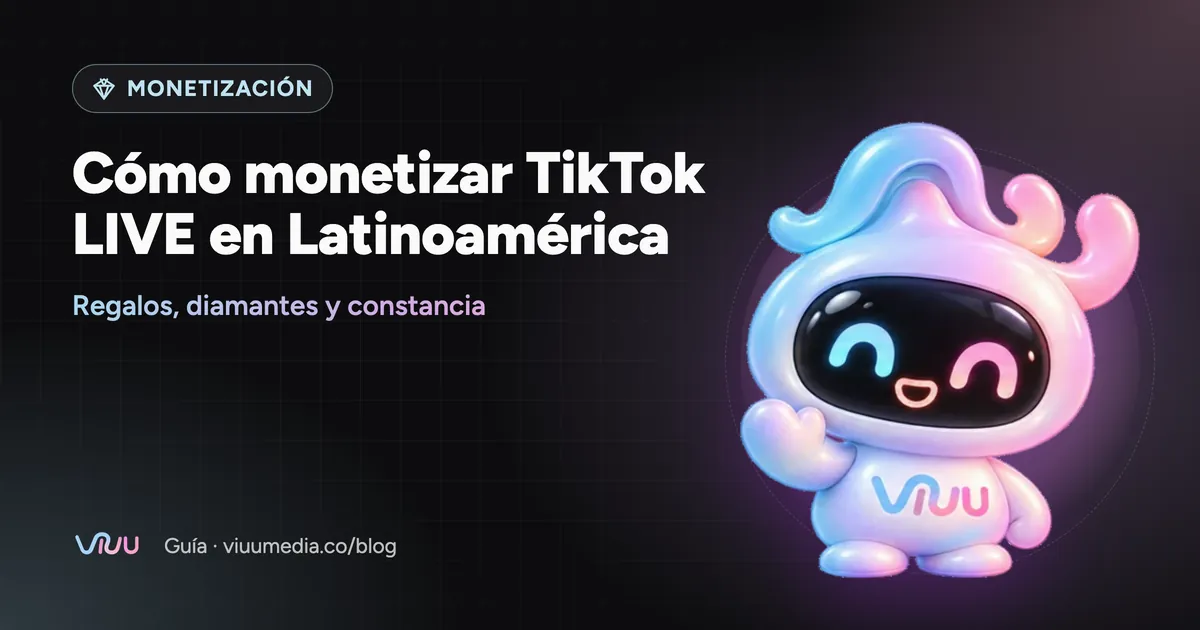 Ficha visual: de los regalos a los diamantes en TikTok LIVE